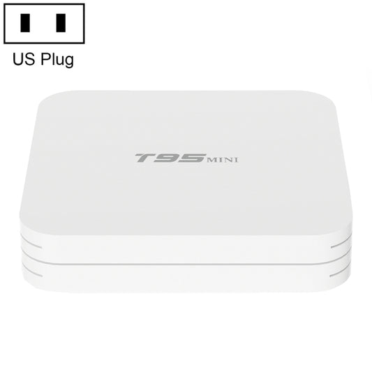 T95MINI 4K HD Network TV Set Top Box, Android 10.0, Allwinner H313 Quad Core 64-bit Cortex-A53, 1GB + 8GB, Support 2.4G WiFi, HDMI, AV, LAN, USB 2.0, US Plug - Allwinner H3 by buy2fix | Online Shopping UK | buy2fix