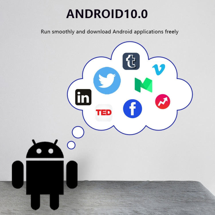 T95MINI 4K HD Network TV Set Top Box, Android 10.0, Allwinner H313 Quad Core 64-bit Cortex-A53, 1GB + 8GB, Support 2.4G WiFi, HDMI, AV, LAN, USB 2.0, AU Plug - Allwinner H3 by buy2fix | Online Shopping UK | buy2fix