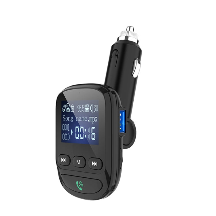 BT06 1.4 inch Car MP3 Player FM Transmitter QC3.0 Quick Charge Support Bluetooth Handsfree / TF Card - Bluetooth Car Kits by buy2fix | Online Shopping UK | buy2fix