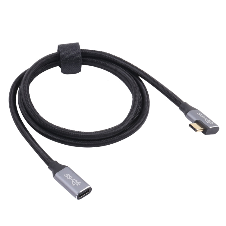 Elbow USB-C / Type-C Male to USB-C / Type-C Female Transmission Data Cable, Cable Length:0.5m by buy2fix