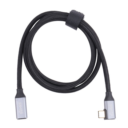Elbow USB-C / Type-C Male to USB-C / Type-C Female Transmission Data Cable, Cable Length:0.5m by buy2fix