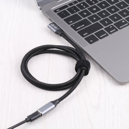 Elbow USB-C / Type-C Male to USB-C / Type-C Female Transmission Data Cable, Cable Length:0.5m by buy2fix