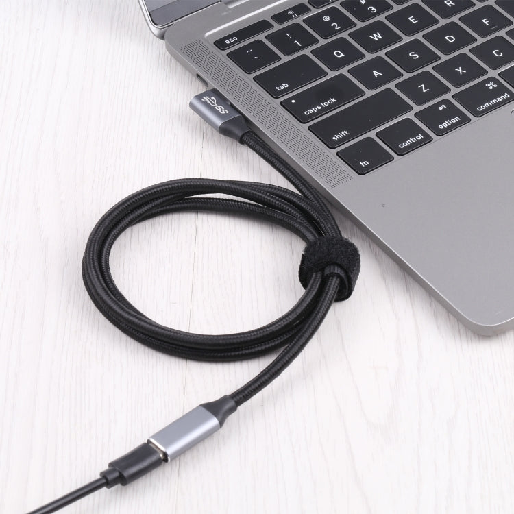 Elbow USB-C / Type-C Male to USB-C / Type-C Female Transmission Data Cable, Cable Length:1.5m by buy2fix