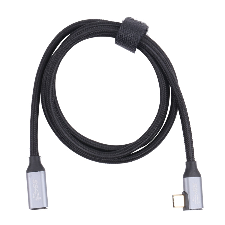 Elbow USB-C / Type-C Male to USB-C / Type-C Female Transmission Data Cable, Cable Length:2m by buy2fix