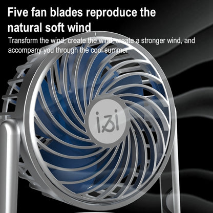 SOAIY K8 Wireless Bluetooth Dual Alarm Clock Speaker with Small Fan(Grey) by buy2fix