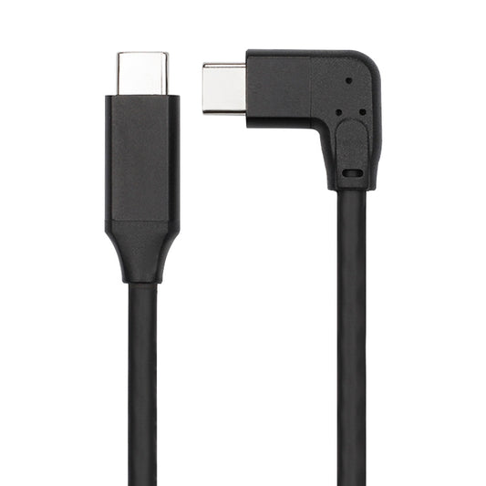 60W 3A USB-C / Type-C Male to USB-C / Type-C Elbow PD Fast Charging Magic Belt Cable, Cable Length:0.5m by buy2fix