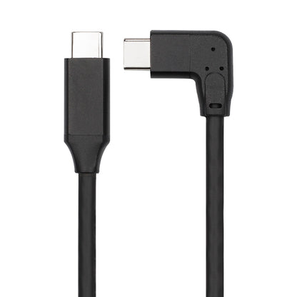 60W 3A USB-C / Type-C Male to USB-C / Type-C Elbow PD Fast Charging Magic Belt Cable, Cable Length:1m by buy2fix