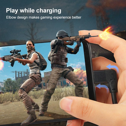 60W 3A USB-C / Type-C Male to USB-C / Type-C Elbow PD Fast Charging Magic Belt Cable, Cable Length:1m by buy2fix