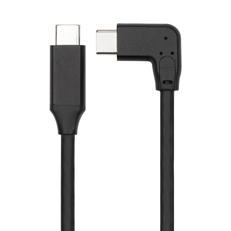 60W 3A USB-C / Type-C Male to USB-C / Type-C Elbow PD Fast Charging Magic Belt Cable, Cable Length:2m by buy2fix