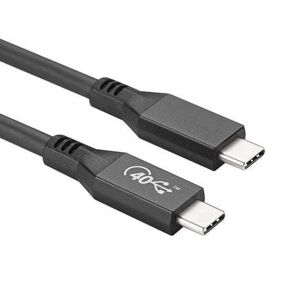 100W USB-C / Type-C 4.0 Male to USB-C / Type-C 4.0 Male Full-function Data Cable for Thunderbolt 3, Cable Length:0.8m by buy2fix