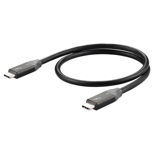 100W USB-C / Type-C 4.0 Male to USB-C / Type-C 4.0 Male Two-color Full-function Data Cable for Thunderbolt 3, Cable Length:1.22m by buy2fix