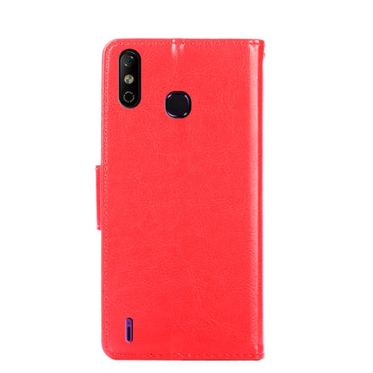 For Infinix Smart 4 Crystal Texture Horizontal Flip Leather Case with Holder & Card Slots & Wallet(Red) - Infinix Cases by buy2fix | Online Shopping UK | buy2fix