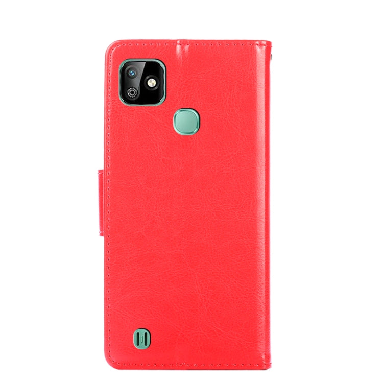 For Infinix Smart HD 2021 Crystal Texture Horizontal Flip Leather Case with Holder & Card Slots & Wallet(Red) - Infinix Cases by buy2fix | Online Shopping UK | buy2fix