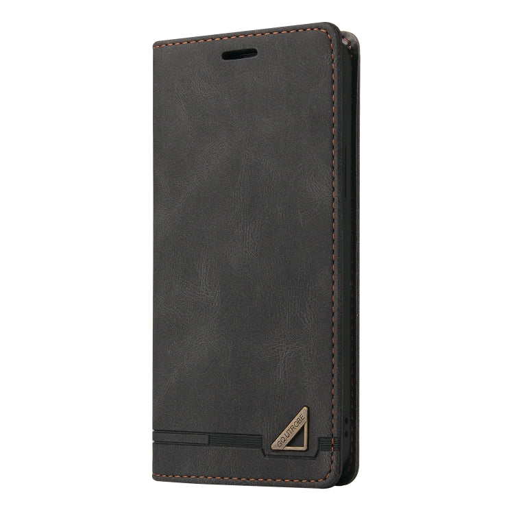 For Xiaomi Poco X3 NFC Skin Feel Anti-theft Brush Horizontal Flip Leather Case with Holder & Card Slots & Wallet(Black) - Xiaomi Cases by buy2fix | Online Shopping UK | buy2fix