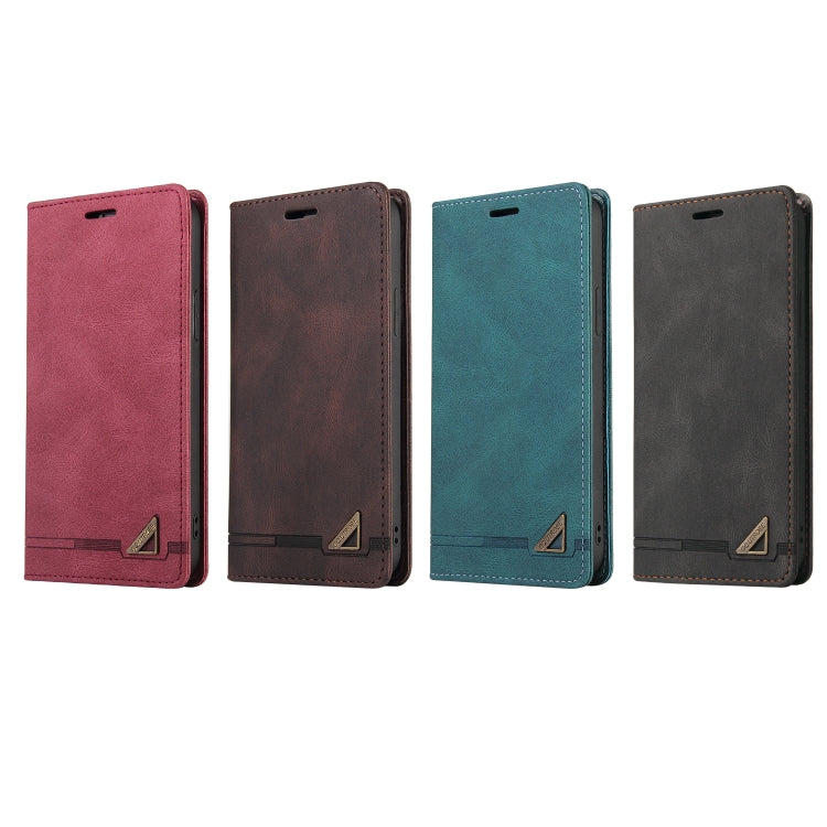 For Xiaomi Poco X3 NFC Skin Feel Anti-theft Brush Horizontal Flip Leather Case with Holder & Card Slots & Wallet(Black) - Xiaomi Cases by buy2fix | Online Shopping UK | buy2fix