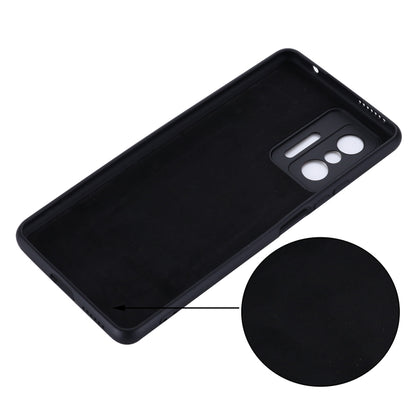 For Xiaomi 11T 5G Solid Color Liquid Silicone Dropproof Full Coverage Protective Case(Black) by buy2fix