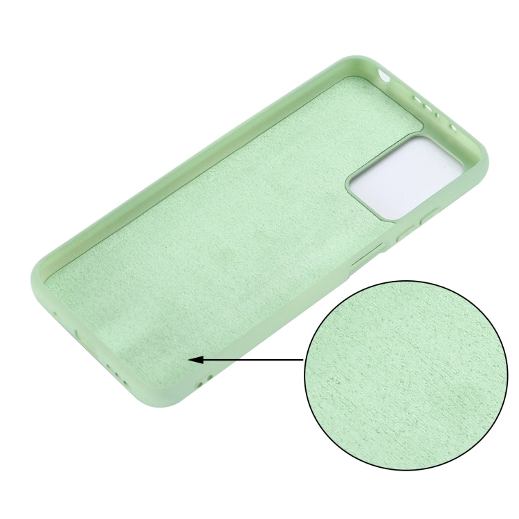 For Xiaomi Redmi 10 Solid Color Liquid Silicone Dropproof Full Coverage Protective Case(Green) by buy2fix
