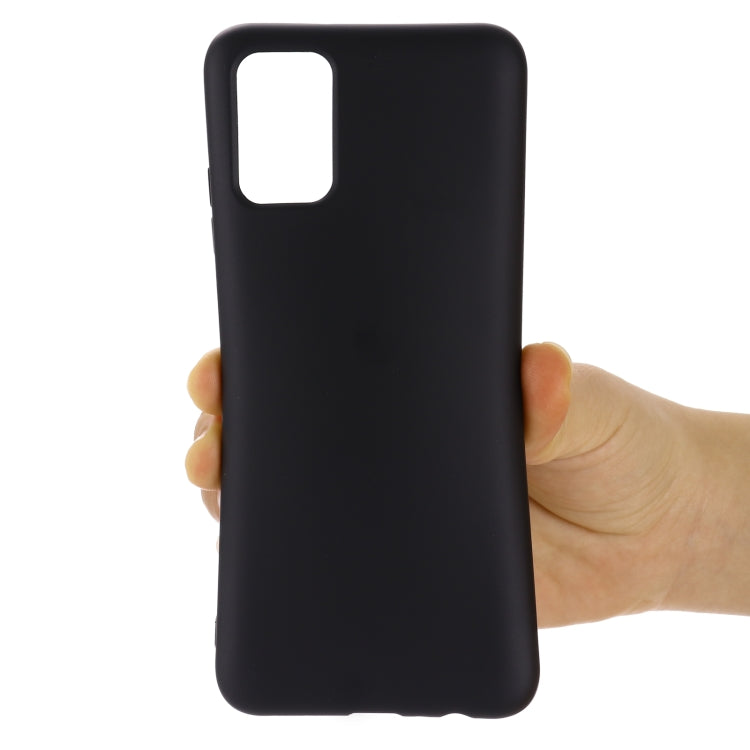 For Xiaomi Redmi 10 Solid Color Liquid Silicone Dropproof Full Coverage Protective Case(Black) by buy2fix