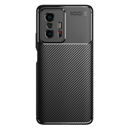 For Xiaomi Mi 11T / 11T Pro Carbon Fiber Texture Shockproof TPU Case(Black) by buy2fix