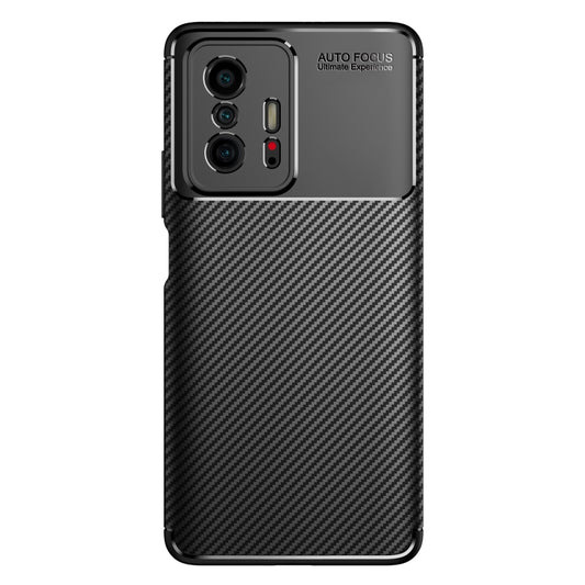 For Xiaomi Mi 11T / 11T Pro Carbon Fiber Texture Shockproof TPU Case(Black) by buy2fix