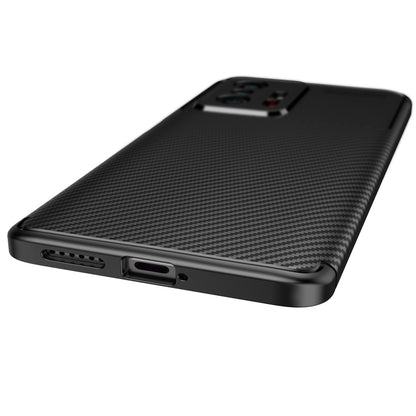 For Xiaomi Mi 11T / 11T Pro Carbon Fiber Texture Shockproof TPU Case(Black) by buy2fix