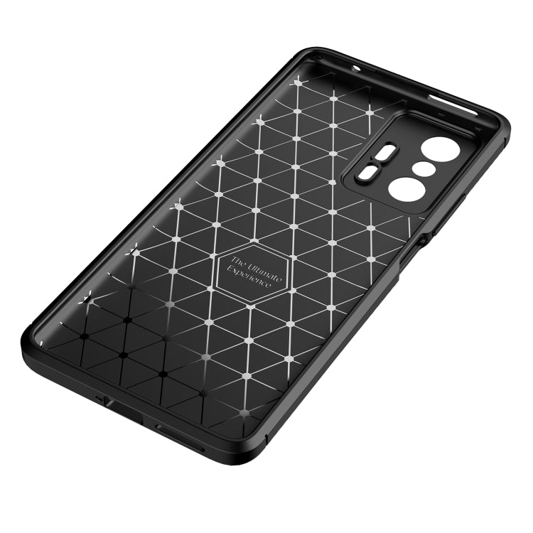 For Xiaomi Mi 11T / 11T Pro Carbon Fiber Texture Shockproof TPU Case(Black) by buy2fix