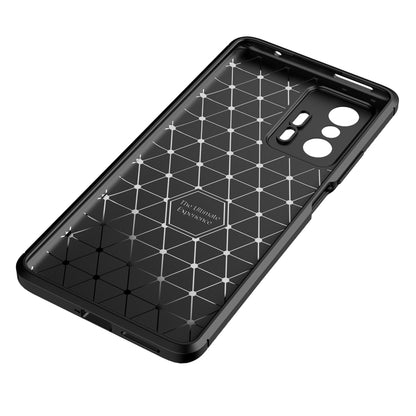 For Xiaomi Mi 11T / 11T Pro Carbon Fiber Texture Shockproof TPU Case(Black) by buy2fix