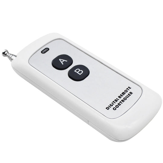 1000-2E Two-button Water Pump Motor Smart Socket Access Control Lamp Learning Wireless Remote Control, Frequency:315M 4.7(White)