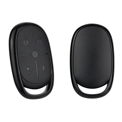 AK-K2000812 4-button Copy Style Electric Barrier Garage Door Battery Car Key Remote Controller, Frequency:315MHZ(Black) - Universal by buy2fix | Online Shopping UK | buy2fix