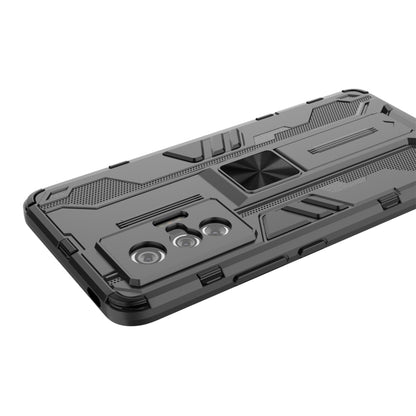 For vivo X70 Supersonic PC + TPU Shock-proof Protective Case with Holder(Grey) - vivo Cases by buy2fix | Online Shopping UK | buy2fix