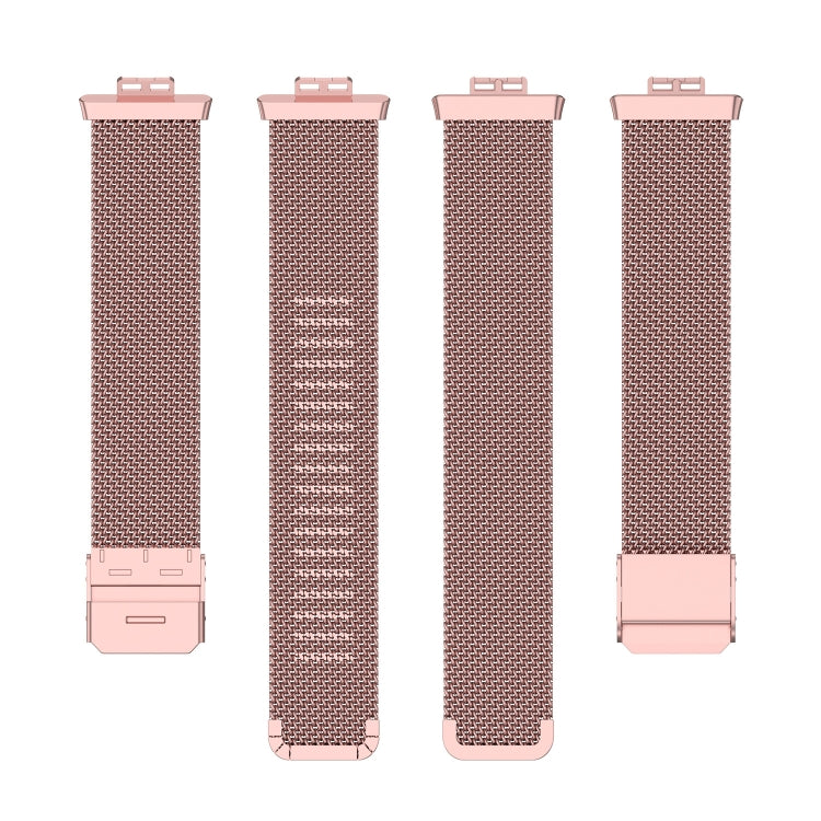 For Huawei Watch Fit Mesh Metal Watch Band(Rose Pink) by buy2fix