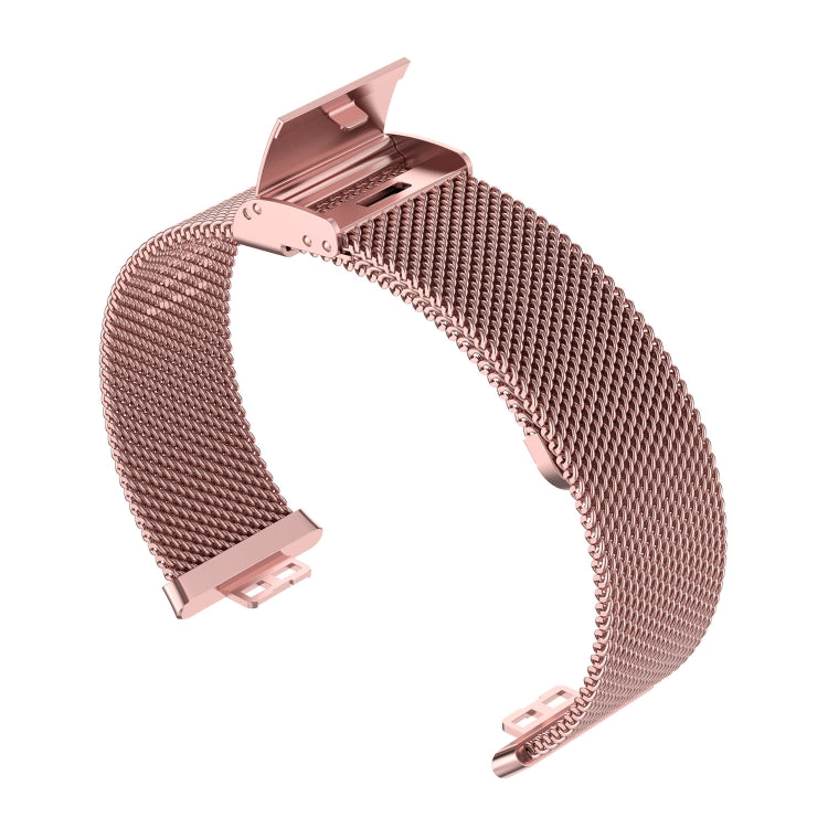 For Huawei Watch Fit Mesh Metal Watch Band(Rose Pink) by buy2fix