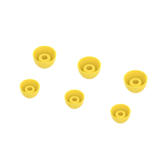 For Samsung Galaxy Buds2 Wireless Earphone Silicone Earplug Sleeve Ear Cap Earmuffs(Yellow) - Anti-dust & Ear Caps by buy2fix | Online Shopping UK | buy2fix