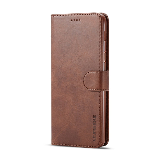 For Galaxy A6 Plus (2018) LC.IMEEKE Calf Texture Horizontal Flip Leather Case, with Holder & Card Slots & Wallet(Brown) - Galaxy Phone Cases by LC.IMEEKE | Online Shopping UK | buy2fix