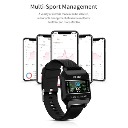 F8 0.96 inch TFT Screen Life Waterproof Smart Watch, Support Sleep Monitoring / Heart Rate Monitoring / Blood Pressure Monitoring / Pulse Reminder(Yellow) by buy2fix