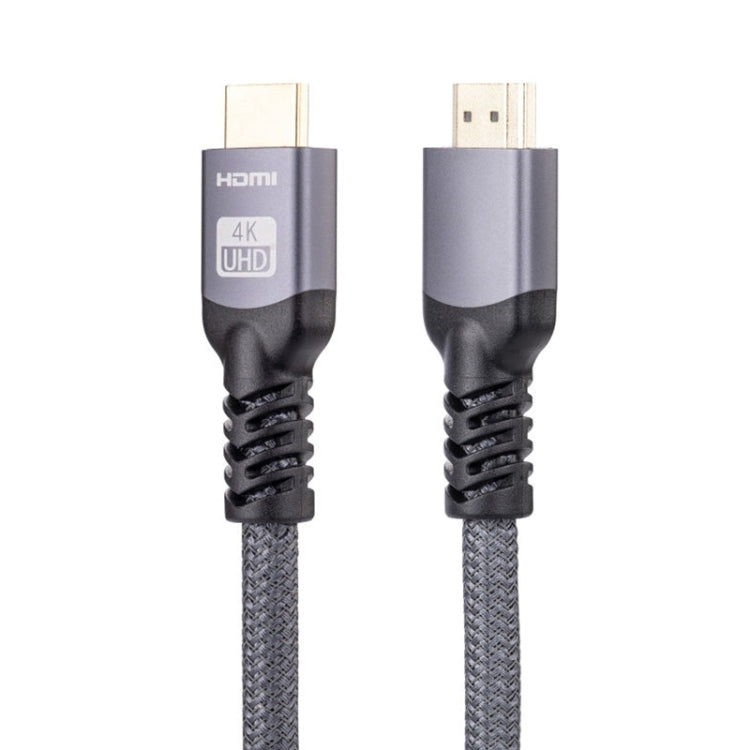 HDMI 2.0 Male to HDMI 2.0 Male 4K Ultra-HD Braided Adapter Cable, Cable Length:3m(Grey) by buy2fix