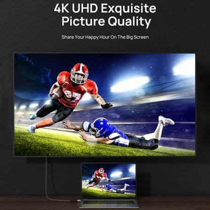 HDMI 2.0 Male to HDMI 2.0 Male 4K Ultra-HD Braided Adapter Cable, Cable Length:15m(Grey) by buy2fix