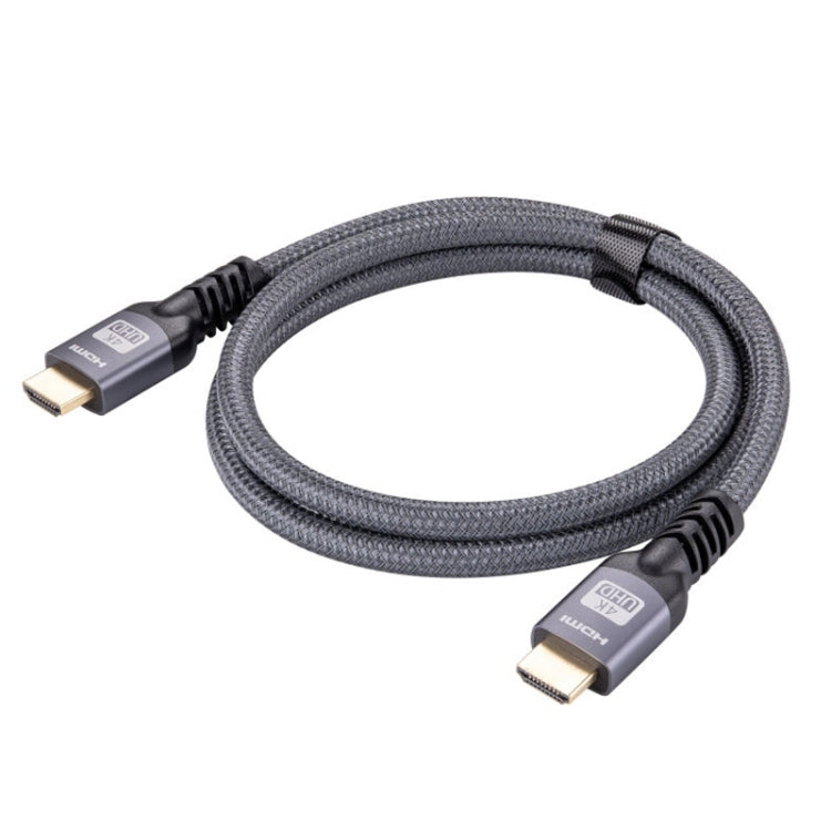HDMI 2.0 Male to HDMI 2.0 Male 4K Ultra-HD Braided Adapter Cable, Cable Length:20m(Grey) by buy2fix