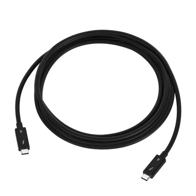 USB-C / Type-C Male to USB-C / Type-C Male Multi-function Transmission Cable for Thunderbolt 4, Cable Length:0.3m(Black) by buy2fix