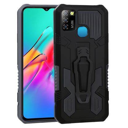 For Infinix Smart 5 Armor Warrior Shockproof PC + TPU Protective Case(Grey) - More Brand by buy2fix | Online Shopping UK | buy2fix