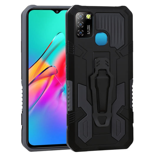 For Infinix Smart 5 Armor Warrior Shockproof PC + TPU Protective Case(Grey) - More Brand by buy2fix | Online Shopping UK | buy2fix