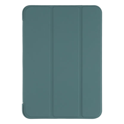 For iPad mini 2024 / mini 6 GEBEI Shockproof Horizontal Flip Tablet Case with Three-folding Holder(Pine Needle Green) - iPad mini 6 Cases by GEBEI | Online Shopping UK | buy2fix