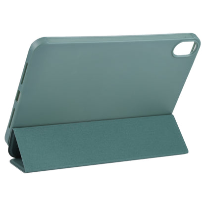 For iPad mini 2024 / mini 6 GEBEI Shockproof Horizontal Flip Tablet Case with Three-folding Holder(Pine Needle Green) - iPad mini 6 Cases by GEBEI | Online Shopping UK | buy2fix