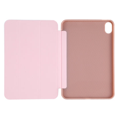 For iPad mini 2024 / mini 6 GEBEI Shockproof Horizontal Flip Tablet Case with Three-folding Holder(Rose Gold) - iPad mini 6 Cases by GEBEI | Online Shopping UK | buy2fix