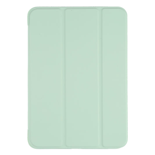 For iPad mini 2024 / mini 6 GEBEI Shockproof Horizontal Flip Tablet Case with Three-folding Holder(Mint Green) - iPad mini 6 Cases by GEBEI | Online Shopping UK | buy2fix