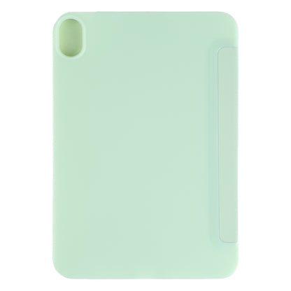 For iPad mini 2024 / mini 6 GEBEI Shockproof Horizontal Flip Tablet Case with Three-folding Holder(Mint Green) - iPad mini 6 Cases by GEBEI | Online Shopping UK | buy2fix
