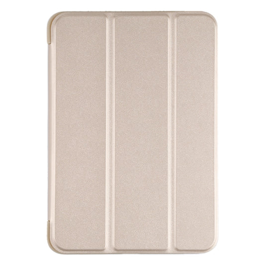 For iPad mini 2024 / mini 6 GEBEI Shockproof Horizontal Flip Tablet Case with Three-folding Holder(Gold) - iPad mini 6 Cases by GEBEI | Online Shopping UK | buy2fix