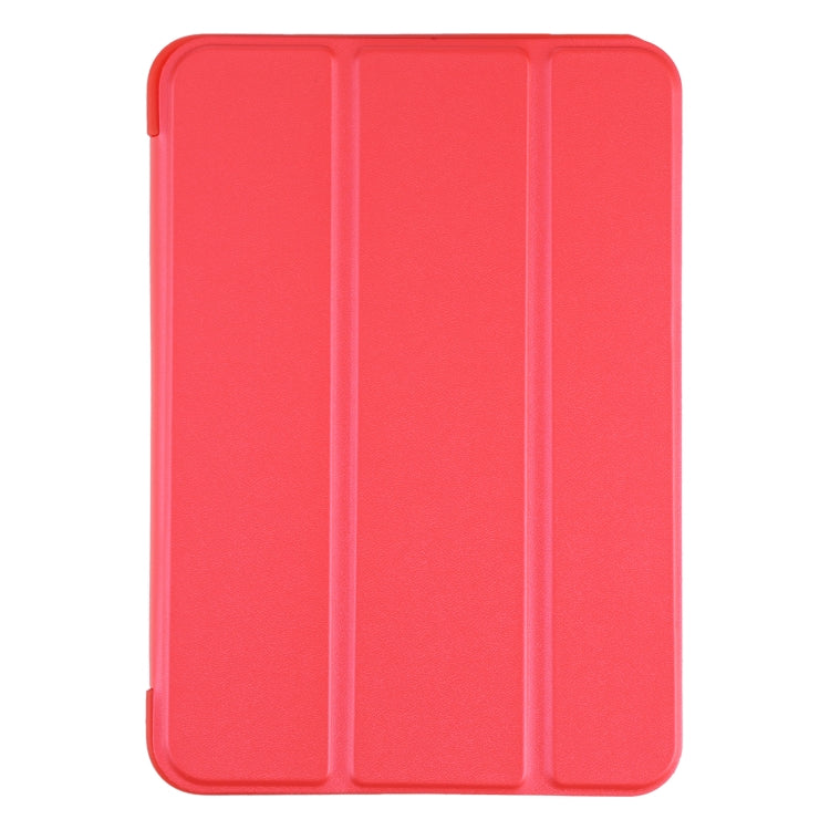 For iPad mini 2024 / mini 6 GEBEI Shockproof Horizontal Flip Tablet Case with Three-folding Holder(Red) - iPad mini 6 Cases by GEBEI | Online Shopping UK | buy2fix