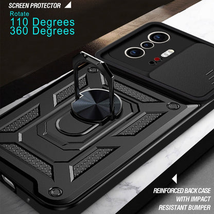 For Xiaomi Mi 11T / 11T Pro Sliding Camera Cover Design TPU+PC Protective Case(Black) by buy2fix