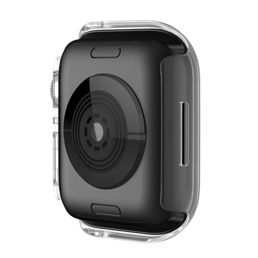 Shockproof TPU Protective Case For Apple Watch Series 9 / 8 / 7 45mm(Transparent) - Watch Cases by buy2fix | Online Shopping UK | buy2fix